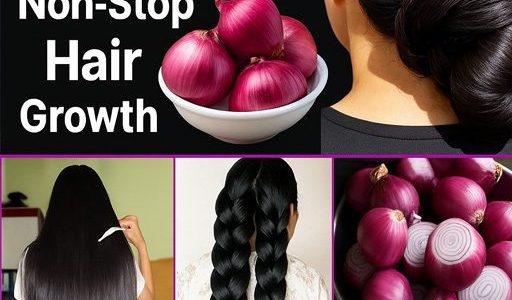 🌿 Boost Hair Growth Naturally with Onions 🌿 Boost Hair Growth Naturally with Onions