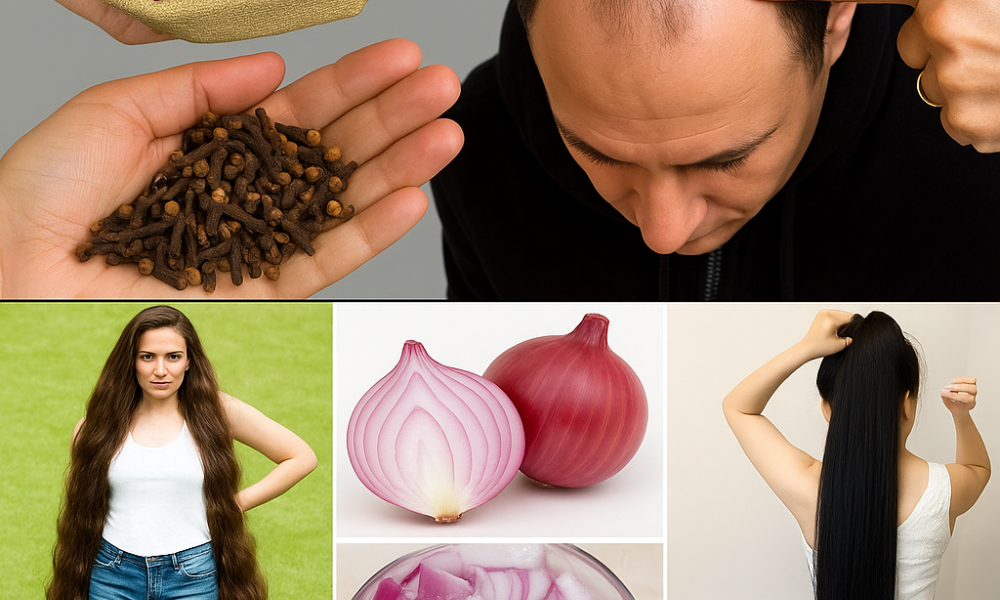 đ Unlock the Shocking Hair Growth Secret Hiding in Your Kitchen: Cloves and Onion Peels Revealed! đ Unlock the Shocking Hair Growth Secret Hiding in Your Kitchen: Cloves and Onion Peels Revealed!