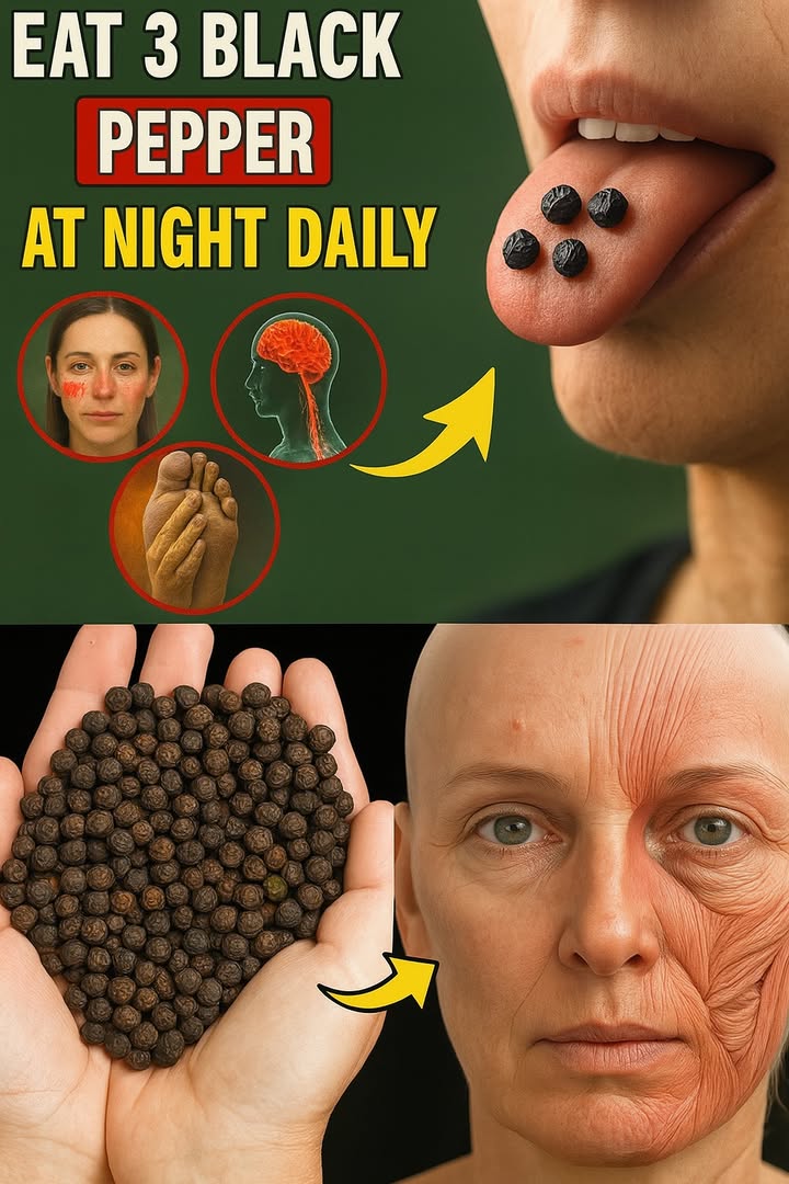 đ The Nighttime Secret of Black Pepper: 9 Surprising Health Benefits Youâll Wish You Knew Sooner đ The Nighttime Secret of Black Pepper: 9 Surprising Health Benefits Youâll Wish You Knew Sooner