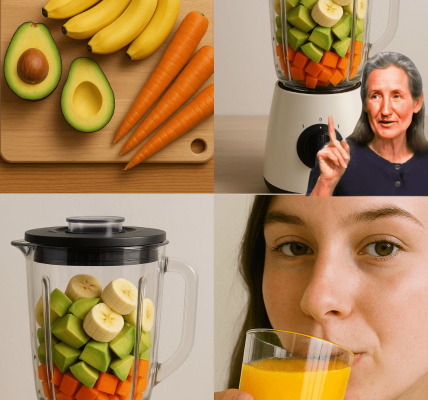 🌟 Unlock Vibrant Health with This Banana, Avocado & Carrot Smoothie Recipe