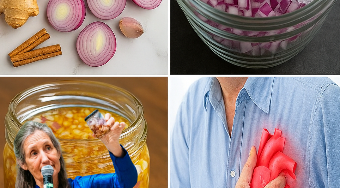 🌿 The Magic Spoonful: Honey, Lemon, Onion, Garlic & Ginger Elixir to Transform Your Health