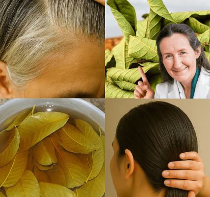 🌿 Unlock the Secret to Naturally Black Hair: The Magic of Guava Leaves 🌿 Unlock the Secret to Naturally Black Hair: The Magic of Guava Leaves
