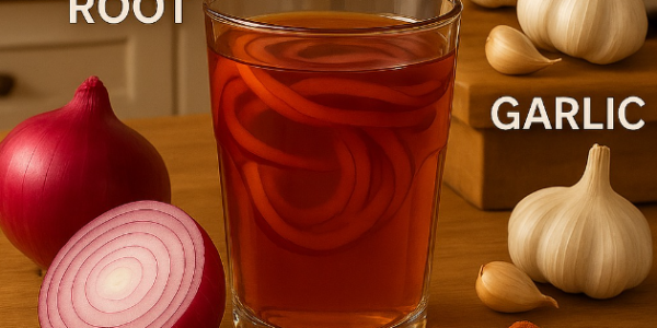 The Best Morning and Evening Tea: Garlic, Turmeric, Onion, Ginger, Cinnamon, and Guava Leaf