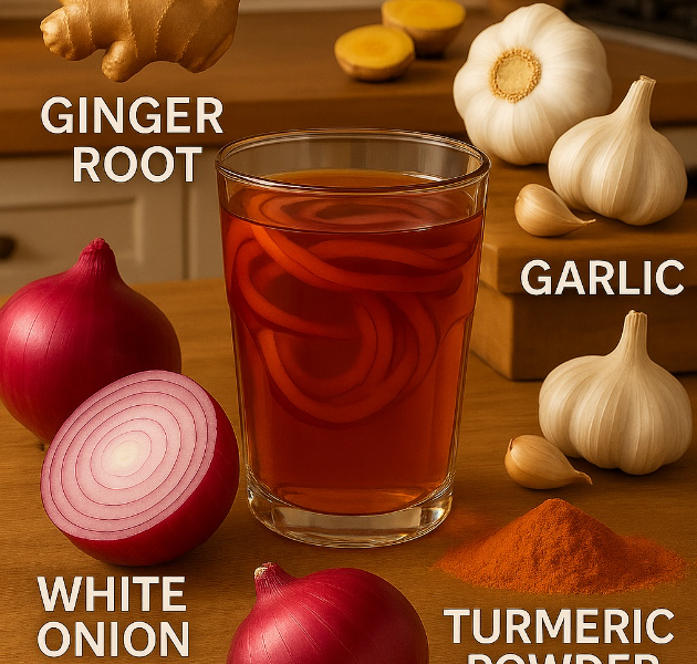 The Best Morning and Evening Tea: Garlic, Turmeric, Onion, Ginger, Cinnamon, and Guava Leaf The Best Morning and Evening Tea: Garlic, Turmeric, Onion, Ginger, Cinnamon, and Guava Leaf