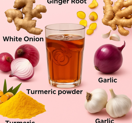 The Best Morning and Evening Wellness Tea with Garlic, Turmeric, Onion, Ginger, Cinnamon, and Guava Leaf The Best Morning and Evening Wellness Tea with Garlic, Turmeric, Onion, Ginger, Cinnamon, and Guava Leaf