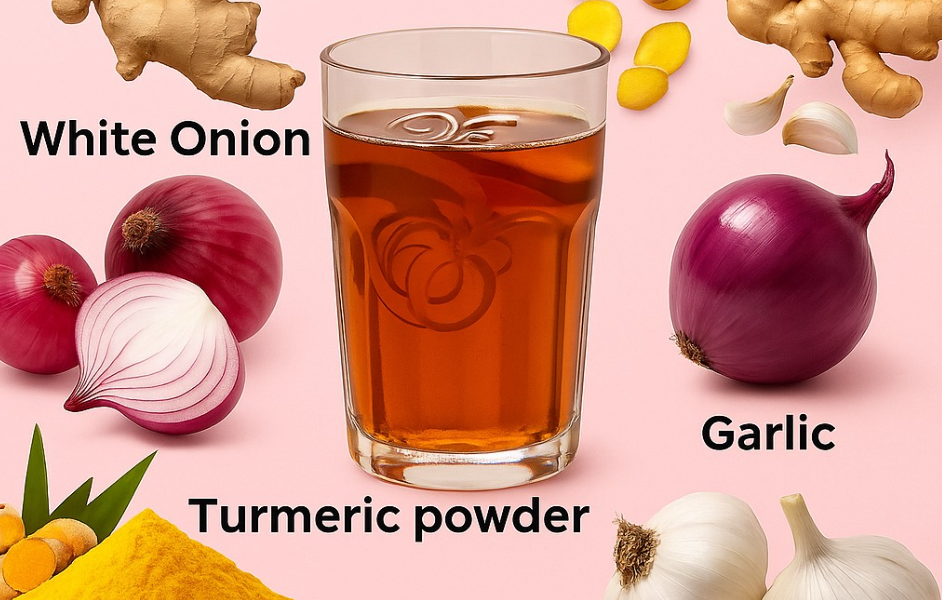 The Best Morning and Evening Wellness Tea with Garlic, Turmeric, Onion, Ginger, Cinnamon, and Guava Leaf The Best Morning and Evening Wellness Tea with Garlic, Turmeric, Onion, Ginger, Cinnamon, and Guava Leaf