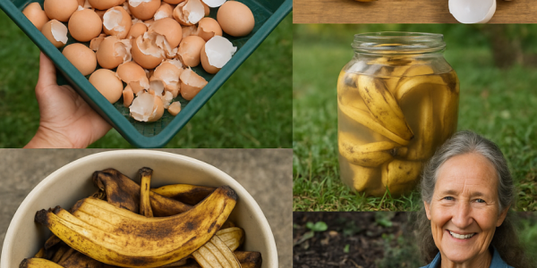 Banana Peel and Eggshell Fertilizer The Ultimate Boost for Tomatoes Onions and Peppers