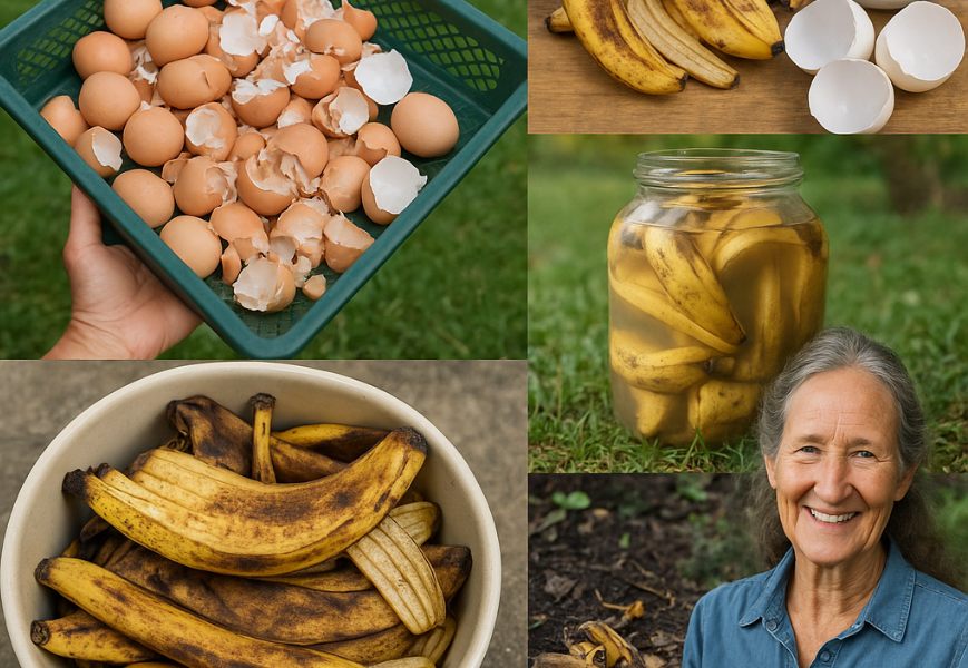Banana Peel and Eggshell Fertilizer The Ultimate Boost for Tomatoes Onions and Peppers Banana Peel and Eggshell Fertilizer The Ultimate Boost for Tomatoes Onions and Peppers