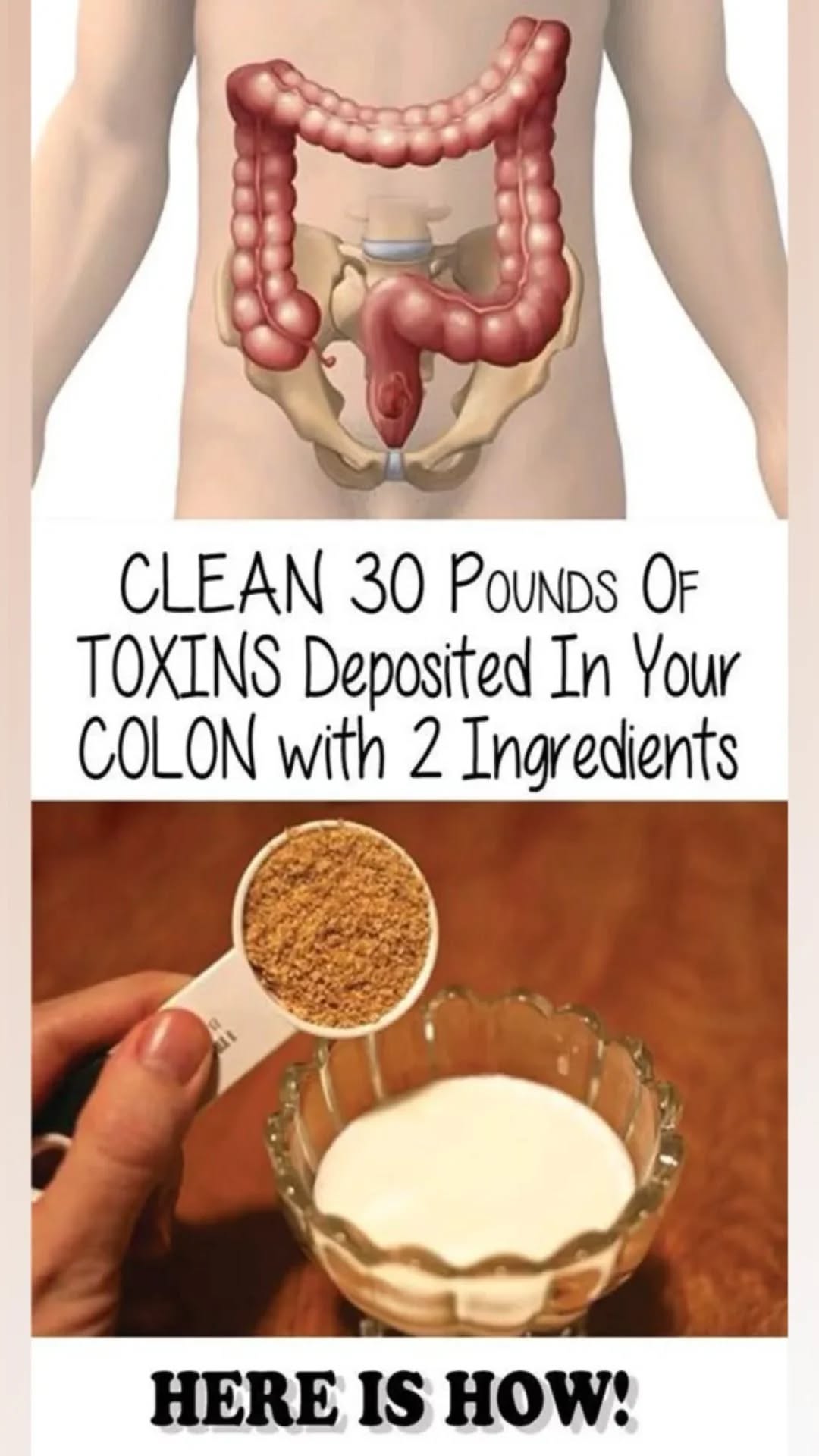 Cleanse Your Colon Naturally With Just 2 Ingredients – Flush Out Toxins and Improve Digestion Cleanse Your Colon Naturally With Just 2 Ingredients – Flush Out Toxins and Improve Digestion