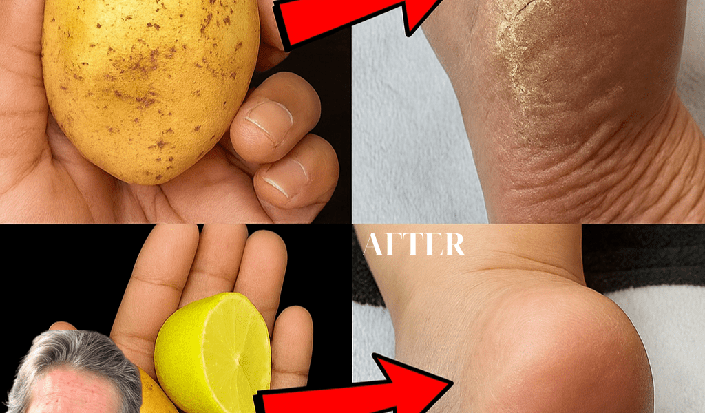 𦶠Transform Your Feet: The Potato and Lemon Secret to Silky, Crack-Free Heels 𦶠Transform Your Feet: The Potato and Lemon Secret to Silky, Crack-Free Heels