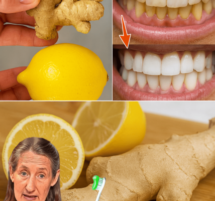 🍋🦷 Transform Your Smile in 2 Minutes: The Lemon & Ginger Trick for Dazzling White Teeth! 🍋🦷 Transform Your Smile in 2 Minutes: The Lemon & Ginger Trick for Dazzling White Teeth!
