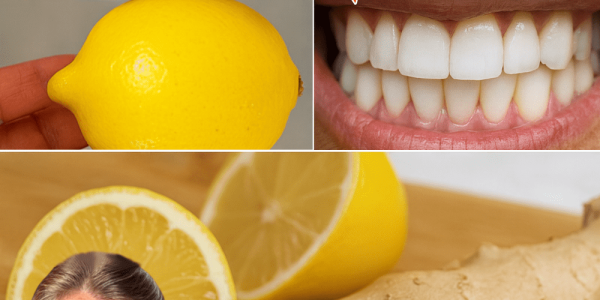 🍋🦷 Transform Your Smile in 2 Minutes: The Lemon & Ginger Trick for Dazzling White Teeth!