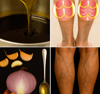 🌿 Transform Your Legs Naturally: The Onion, Garlic, and Olive Oil Remedy for Varicose Veins 🌿 Transform Your Legs Naturally: The Onion, Garlic, and Olive Oil Remedy for Varicose Veins