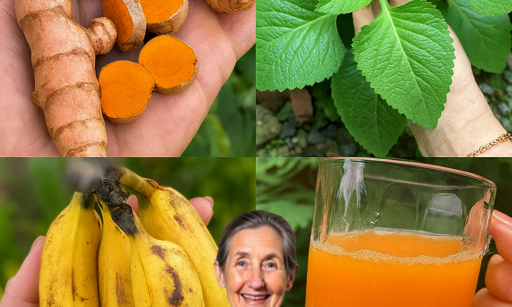 🌿 The Miracle Drink That Changed My Life at 60: A Powerful Blend of Turmeric, Banana, and Oregano