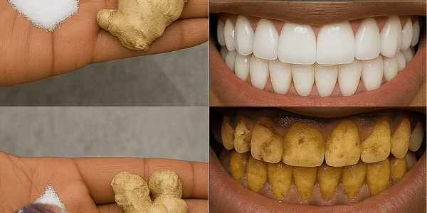 ✨ Sparkle Like Pearls: The Ginger & Salt Teeth Whitening Secret You’ll Wish You Knew Sooner! ✨ Sparkle Like Pearls: The Ginger & Salt Teeth Whitening Secret You’ll Wish You Knew Sooner!