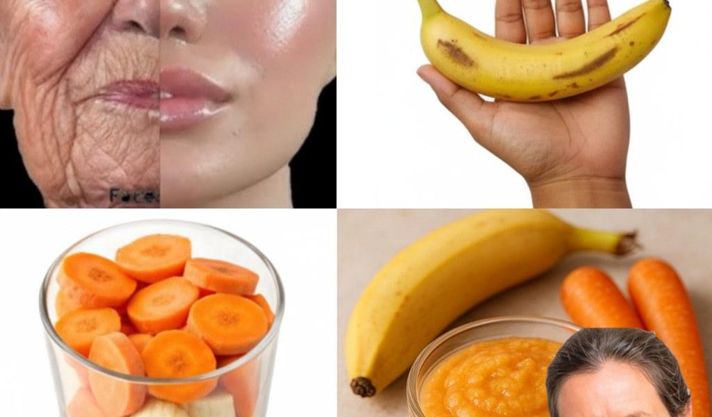 The Banana & Carrot Mask That Makes You Look Younger at Any Age The Banana & Carrot Mask That Makes You Look Younger at Any Age