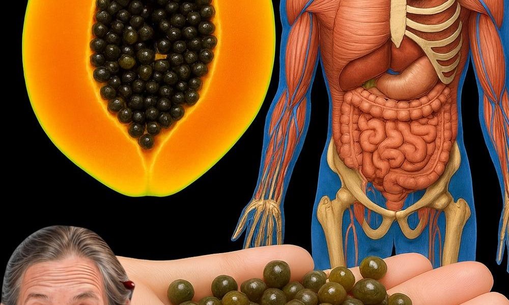 🌱 Don’t Toss Those Papaya Seeds! Unlock Their Hidden Superfood Powers for Health and Savings 🌱 Don’t Toss Those Papaya Seeds! Unlock Their Hidden Superfood Powers for Health and Savings