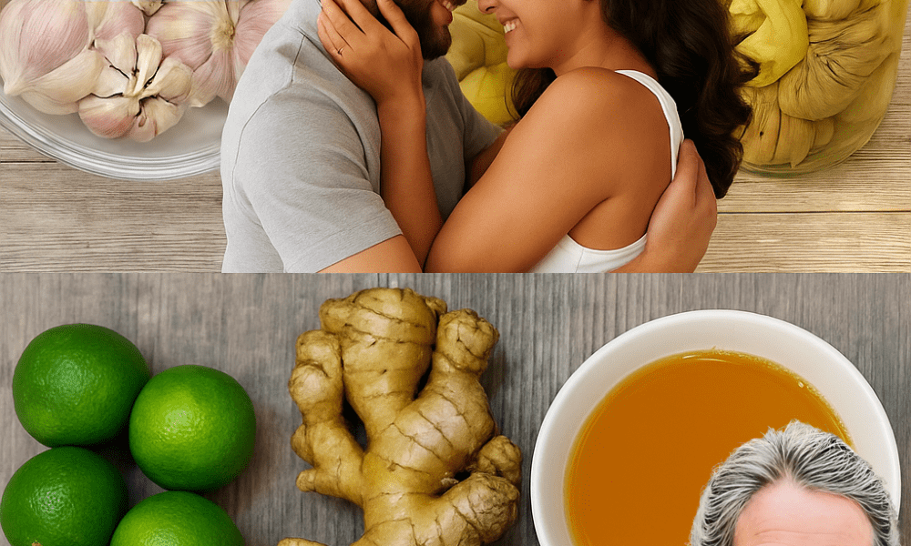 🌿 Garlic, Ginger, and Lemon: The Ultimate Trio for Men’s Vitality 🌿 Garlic, Ginger, and Lemon: The Ultimate Trio for Men’s Vitality