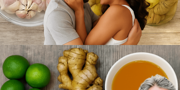 🌿 Garlic, Ginger, and Lemon: The Ultimate Trio for Men’s Vitality