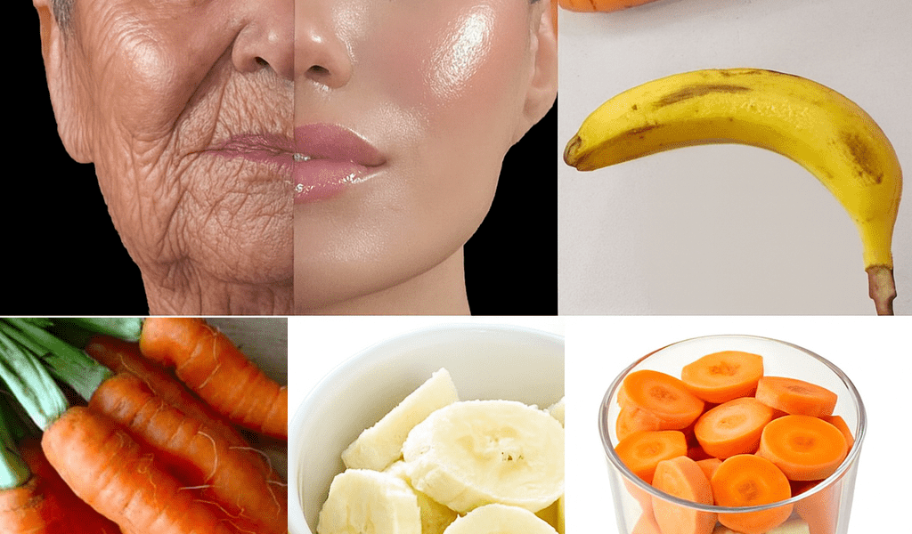 The Banana-Carrot Mask That Defies 90 Years of Aging! The Banana-Carrot Mask That Defies 90 Years of Aging!