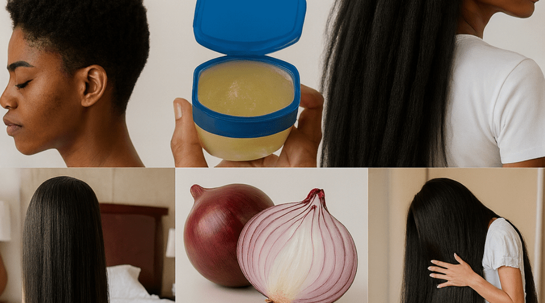The Viral 2cm Per Day Hair Growth Hack Using Only Vaseline and Onion Juice Explained