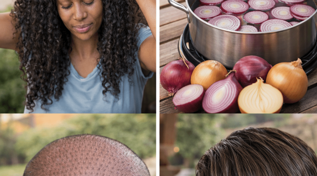 How to Make Onion Hair Oil at Home for Supporting Healthy Hair Growth and Reducing Hair Fall