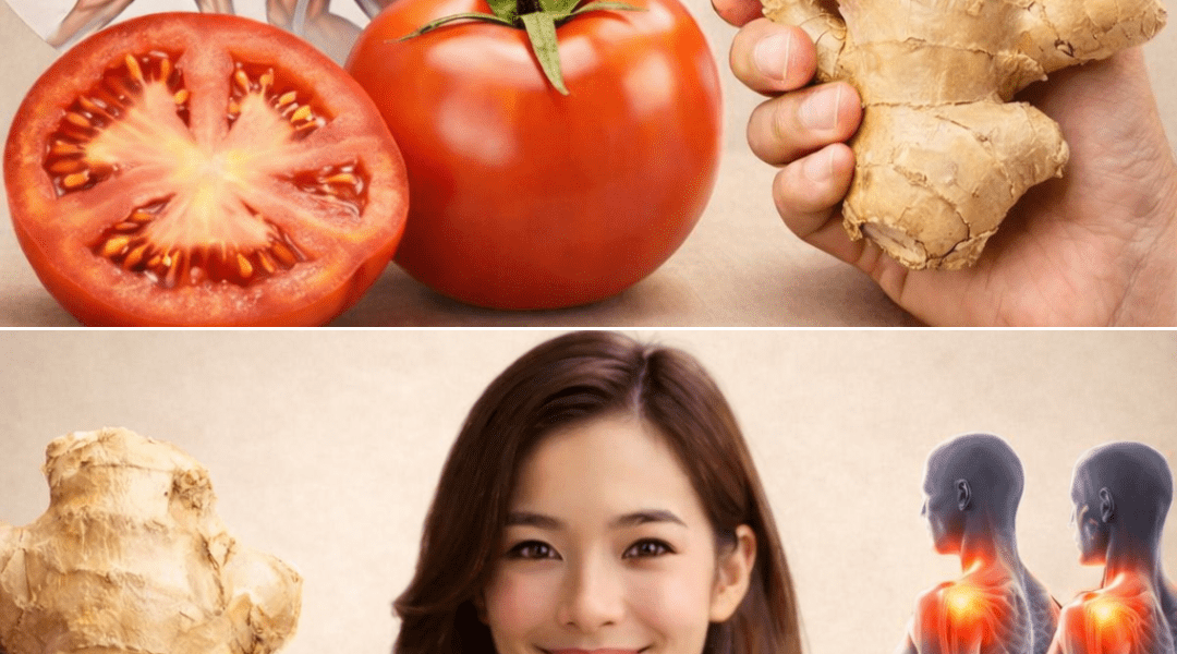 Natural Energy Booster: Ginger and Tomato for All-Day Vitality