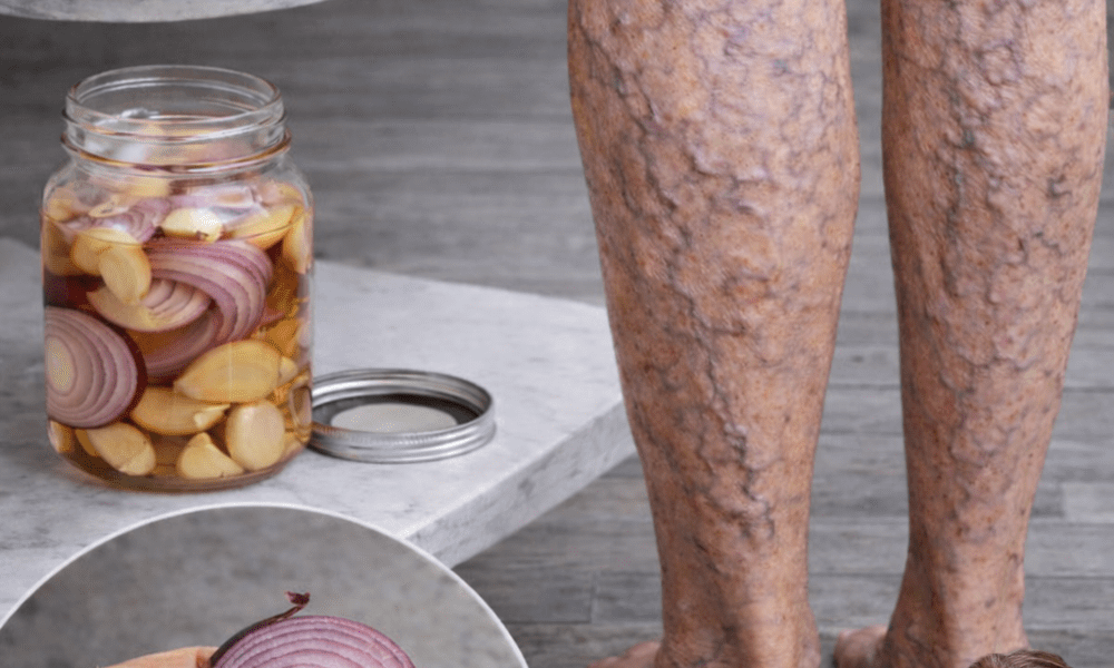 Say Goodbye to Varicose Veins Naturally: Exploring Garlic, Onion, and Olive Oil for Potential Leg Comfort and Circulation Support
