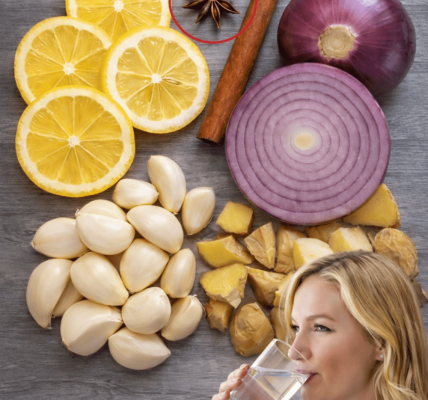 How to Prepare a Simple Homemade Herbal Infusion with Cinnamon, Cloves, Garlic, Ginger, Lemon, and Onion