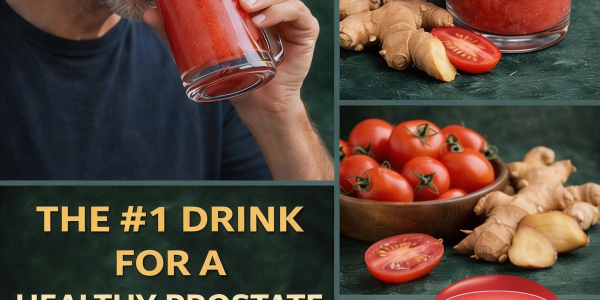 Natural Garlic-Tomato-Turmeric Drink for Men Over 40: Simple Daily Support for Prostate Wellness