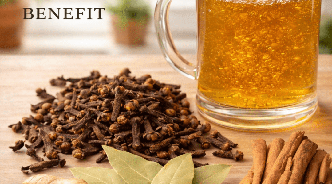 Drink This Every Morning to Gently Boost Your Health: The Warm Clove-Cinnamon-Bay-Ginger Tea