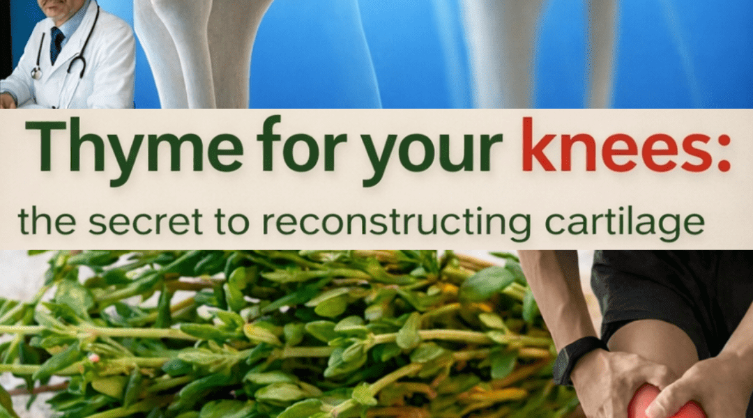 Thyme: The Natural Remedy to Regenerate Cartilage & Strengthen Your Knees